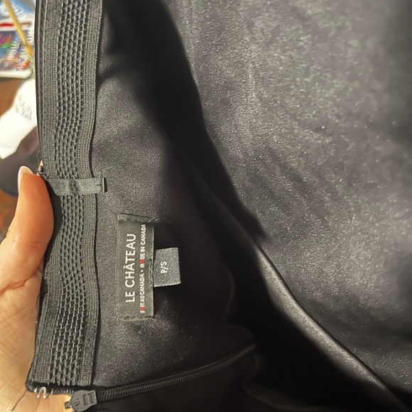 Le Chateau Classic Mini Black dress, Strapless. - Picture 2 of 8